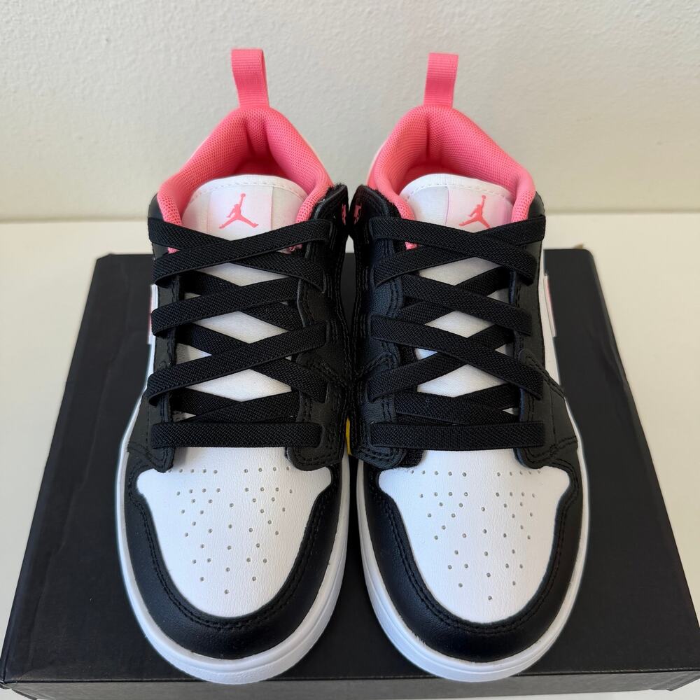 Air Jordan 1 Low ALT DR9748-025 Custom Sneakers Black Pink White Kid’s 1 Youth